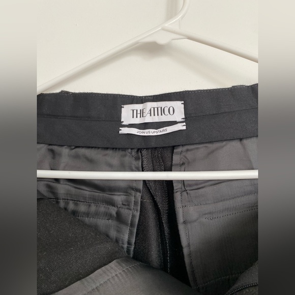 The Attico Dress Pants Heathered Black | NWT IT size 40, US size 2/4 - Picture 6 of 7
